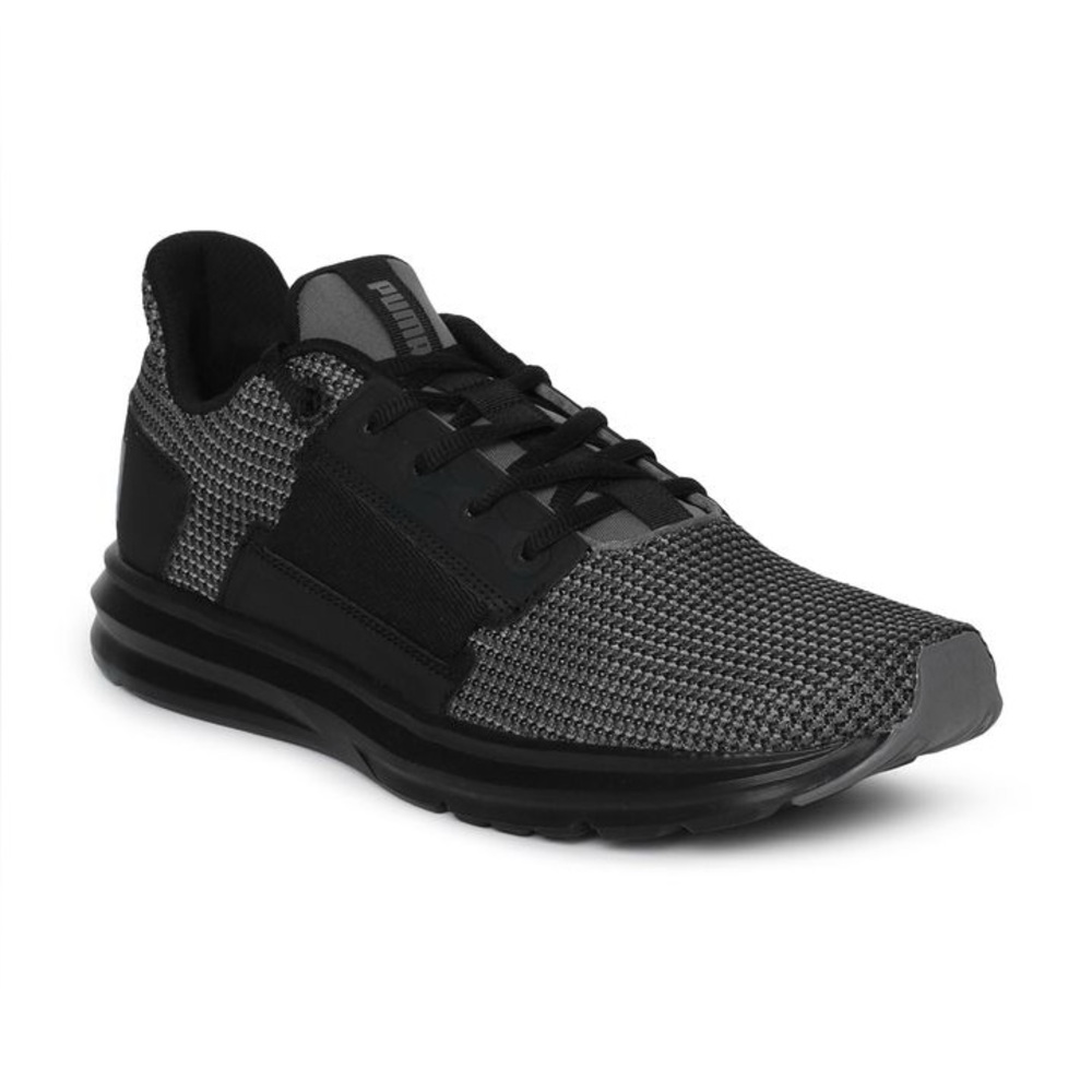 New PUMA Men's Gray and Black Sneakers